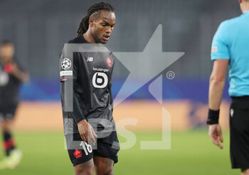 2021-12-08 - Renato Sanches of Lille during the UEFA Champions League, Group G football match between VfL Wolfsburg and LOSC Lille on December 8, 2021 at Volkswagen Arena in Wolfsburg, Germany - VFL WOLFSBURG VS LOSC LILLE - UEFA CHAMPIONS LEAGUE - SOCCER