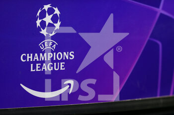2021-12-09 - UEFA Champions Legue banner - ATALANTA BC VS VILLARREAL - UEFA CHAMPIONS LEAGUE - SOCCER