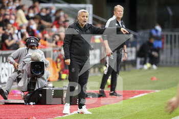 2021-08-19 - Coach of Stade Rennais Bruno Genesio during the UEFA Europa Conference League, Play-offs, 1st leg between Stade Rennais and Rosenborg BK on August, 19, 2021 at Roazhon Park in Rennes, France - Photo Jean Catuffe / DPPI - STADE RENNAIS VS ROSENBORG BK - UEFA CONFERENCE LEAGUE - SOCCER