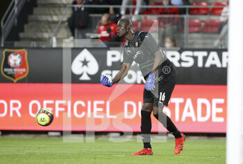 2021-08-19 - Goalkeeper of Rennes Alfred Gomis during the UEFA Europa Conference League, Play-offs, 1st leg between Stade Rennais and Rosenborg BK on August, 19, 2021 at Roazhon Park in Rennes, France - Photo Jean Catuffe / DPPI - STADE RENNAIS VS ROSENBORG BK - UEFA CONFERENCE LEAGUE - SOCCER
