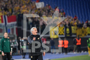 2021-11-04 - Jose’ Mourinho coach (AS Roma)  during the UEFA Europa Conference League football match between AS Roma and Bodo/Glimt  at The Olympic Stadium in Rome on November 04, 2021. - AS ROMA VS BODO/GLIMT - UEFA CONFERENCE LEAGUE - SOCCER