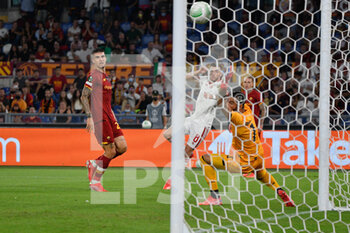 2021-09-16 - Graham Carey of CSKA Sofia goal 0-1 during the UEFA Europa Conference League football match between AS Roma and CSKA Sofia at The Olympic Stadium in Rome on September 16, 2021. (Photo by FABRIZIO CORRADETTI / LM) - AS ROMA VS CSKA SOFIA - UEFA CONFERENCE LEAGUE - SOCCER