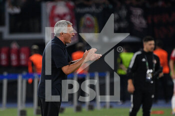 2021-09-16 - Jose’ Mourinho coach of AS Roma during the UEFA Europa Conference League football match between AS Roma and CSKA Sofia at The Olympic Stadium in Rome on September 16, 2021 - AS ROMA VS CSKA SOFIA - UEFA CONFERENCE LEAGUE - SOCCER
