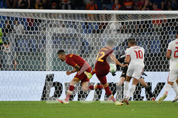 2021-09-16 - Stephan El Shaarawy of AS Roma goal 2-1 during the UEFA Europa Conference League football match between AS Roma and CSKA Sofia at The Olympic Stadium in Rome on September 16, 2021. (Photo by FABRIZIO CORRADETTI / LM) - AS ROMA VS CSKA SOFIA - UEFA CONFERENCE LEAGUE - SOCCER