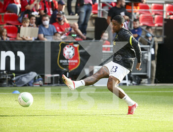 2021-09-16 - Steven Bergwijn of Tottenham during the UEFA Europa Conference League, Group Stage, Group G football match between Stade Rennais and Tottenham Hotspur on September 16, 2021 at Roazhon Park stadium in Rennes, France - STADE RENNAIS VS TOTTENHAM HOTSPUR - UEFA CONFERENCE LEAGUE - SOCCER