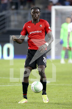 2021-09-16 - Chimuanya Ugochukwu of Rennes during the UEFA Europa Conference League, Group Stage, Group G football match between Stade Rennais and Tottenham Hotspur on September 16, 2021 at Roazhon Park stadium in Rennes, France - STADE RENNAIS VS TOTTENHAM HOTSPUR - UEFA CONFERENCE LEAGUE - SOCCER