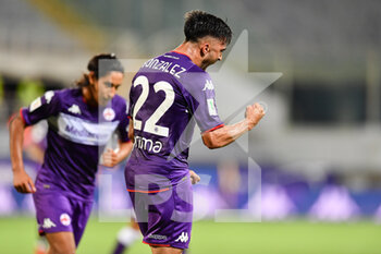 2021-08-13 - Nicolas Gonzalez (Fiorentina) festeggia dopo il gol - TRENTADUESIMI - ACF FIORENTINA VS COSENZA CALCIO - ITALIAN CUP - SOCCER