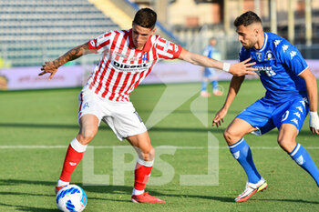 2021-08-15 - Alessandro Di Pardo (Vicenza) e Nedim Bajrami (Empoli) - TRENTADUESIMI - EMPOLI FC VS LR VICENZA - ITALIAN CUP - SOCCER