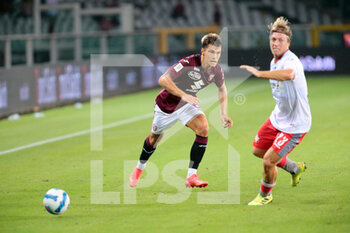 2021-08-15 - Jacopo Segre (Torino Fc) during the Coppa Italia football match between Torino Fc and Us Cremonese on August 15 , 2021 at Stadio Grande Torino in Torino, Italy - Photo Nderim Kaceli - TORINO FC VS US CREMONESE - ITALIAN CUP - SOCCER