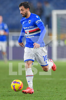 2021-12-16 - Francesco Caputo  (Sampdoria) - UC SAMPDORIA VS TORINO FC - ITALIAN CUP - SOCCER