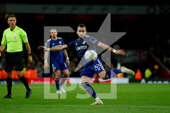 2021-10-26 - Leeds United midfielder Jack Harrison during the English League Cup, EFL Cup football match between Arsenal and Leeds United on October 26, 2021 at the Emirates Stadium in London, England - ARSENAL VS LEEDS UNITED - ENGLISH LEAGUE CUP - SOCCER