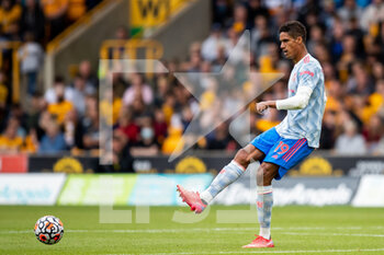 2021-08-29 - Manchester Utd defender Raphael Varane during the English championship Premier League football match between Wolverhampton Wanderers and Manchester United on August 29, 2021 at Molineux in Wolverhampton, England - Photo Manjit Narotra / ProSportsImages / DPPI - WOLVERHAMPTON WANDERERS VS MANCHESTER UNITED - ENGLISH PREMIER LEAGUE - SOCCER