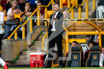 2021-08-29 - Ole-Gunnar Solskjaer, manager of Manchester Utd during the English championship Premier League football match between Wolverhampton Wanderers and Manchester United on August 29, 2021 at Molineux in Wolverhampton, England - Photo Manjit Narotra / ProSportsImages / DPPI - WOLVERHAMPTON WANDERERS VS MANCHESTER UNITED - ENGLISH PREMIER LEAGUE - SOCCER