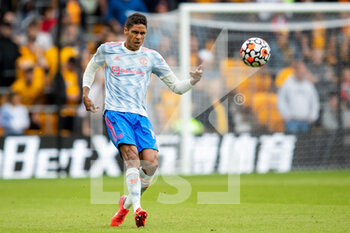 2021-08-29 - Manchester Utd defender Raphael Varane during the English championship Premier League football match between Wolverhampton Wanderers and Manchester United on August 29, 2021 at Molineux in Wolverhampton, England - Photo Manjit Narotra / ProSportsImages / DPPI - WOLVERHAMPTON WANDERERS VS MANCHESTER UNITED - ENGLISH PREMIER LEAGUE - SOCCER