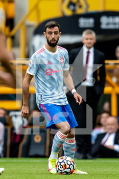 2021-08-29 - Manchester Utd midfielder Bruno Fernandes during the English championship Premier League football match between Wolverhampton Wanderers and Manchester United on August 29, 2021 at Molineux in Wolverhampton, England - Photo Manjit Narotra / ProSportsImages / DPPI - WOLVERHAMPTON WANDERERS VS MANCHESTER UNITED - ENGLISH PREMIER LEAGUE - SOCCER
