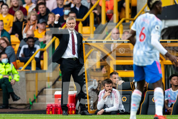 2021-08-29 - Ole-Gunnar Solskjaer, manager of Manchester Utd during the English championship Premier League football match between Wolverhampton Wanderers and Manchester United on August 29, 2021 at Molineux in Wolverhampton, England - Photo Manjit Narotra / ProSportsImages / DPPI - WOLVERHAMPTON WANDERERS VS MANCHESTER UNITED - ENGLISH PREMIER LEAGUE - SOCCER