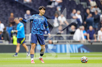 2021-08-29 - Heung-Min Son (7) of Tottenham Hotspur warms up during the English championship Premier League football match between Tottenham Hotspur and Watford on August 29, 2021 at Tottenham Hotspur Stadium in London, England - Photo Nigel Keene / ProSportsImages / DPPI - TOTTENHAM HOTSPUR VS WATFORD - ENGLISH PREMIER LEAGUE - SOCCER
