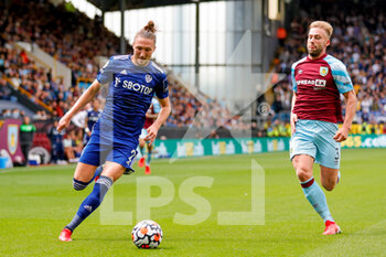2021-08-29 - Leeds United defender Luke Ayling, Charlie Taylor of Burnley during the English championship Premier League football match between Burnley and Leeds United on August 29, 2021 at Turf Moor in Burnley, England - Photo Simon Davies / ProSportsImages / DPPI - BURNLEY VS LEEDS UNITED - ENGLISH PREMIER LEAGUE - SOCCER