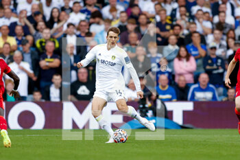 2021-09-12 - Leeds United defender Diego Llorente during the Premier League match between Leeds United and Liverpool at Elland Road, Leeds, England on 12 September 2021 - LEEDS UNITED VS LIVERPOOL AT ELLAND ROAD - ENGLISH PREMIER LEAGUE - SOCCER