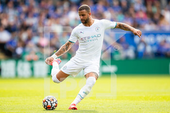 2021-09-11 - Manchester City defender Kyle Walker (2) during the Premier League match between Leicester City and Manchester City at the King Power Stadium, Leicester, England on 11 September 2021 - LEICESTER CITY VS MANCHESTER CITY - ENGLISH PREMIER LEAGUE - SOCCER