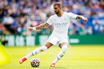 2021-09-11 - Manchester City defender Kyle Walker (2) during the Premier League match between Leicester City and Manchester City at the King Power Stadium, Leicester, England on 11 September 2021 - LEICESTER CITY VS MANCHESTER CITY - ENGLISH PREMIER LEAGUE - SOCCER