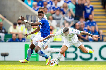2021-09-11 - Leicester City forward Kelechi Iheanacho (14) battles for possession during the Premier League match between Leicester City and Manchester City at the King Power Stadium, Leicester, England on 11 September 2021 - LEICESTER CITY VS MANCHESTER CITY - ENGLISH PREMIER LEAGUE - SOCCER