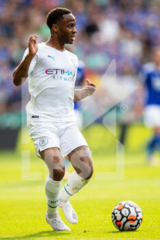 2021-09-11 - Manchester City forward Raheem Sterling (7) during the Premier League match between Leicester City and Manchester City at the King Power Stadium, Leicester, England on 11 September 2021 - LEICESTER CITY VS MANCHESTER CITY - ENGLISH PREMIER LEAGUE - SOCCER