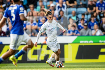 2021-09-11 - Manchester City midfielder Jack Grealish (10) during the Premier League match between Leicester City and Manchester City at the King Power Stadium, Leicester, England on 11 September 2021 - LEICESTER CITY VS MANCHESTER CITY - ENGLISH PREMIER LEAGUE - SOCCER