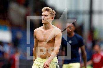 2021-09-18 - Goal scorer Arsenal midfielder Martin Odegaard (8) after the final whistle during the Premier League match between Burnley and Arsenal at Turf Moor, Burnley, England on 18 September 2021. Photo Simon Davies /ProSportsImages / DPPI - BURNLEY VS ARSENAL - ENGLISH PREMIER LEAGUE - SOCCER