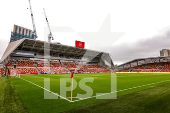 2021-09-25 - General view of the Brentford Community Stadium ahead of the English championship Premier League football match between Brentford and Liverpool on September 25, 2021 at Brentford Community Stadium in Brentford, England - BRENTFORD VS LIVERPOOL - ENGLISH PREMIER LEAGUE - SOCCER