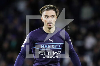 2021-10-24 - Manchester City midfielder Jack Grealish during the English championship Premier League football match between Brighton and Hove Albion and Manchester City on October 23, 2021 at the American Express Community Stadium in Brighton and Hove, England - BRIGHTON AND HOVE ALBION VS MANCHESTER CITY - ENGLISH PREMIER LEAGUE - SOCCER