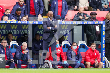 2021-10-23 - Patrick Vieira Manager of Crystal Palace during the English championship Premier League football match between Crystal Palace and Newcastle United on October 23, 2021 at Selhurst Park in London, England - CRYSTAL PALACE VS NEWCASTLE UNITED - ENGLISH PREMIER LEAGUE - SOCCER