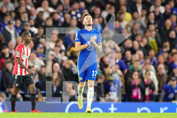 2021-10-26 - Saul Niguez (17) of Chelsea reacts during the English League Cup, EFL Cup football match between Chelsea and Southampton on October 26, 2021 at Stamford Bridge in London, England - CHELSEA VS SOUTHAMPTON - ENGLISH PREMIER LEAGUE - SOCCER