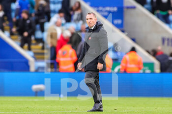 2021-11-20 - Brendan Rodgers Manager of Leicester City at full time during the English championship Premier League football match between Leicester City and Chelsea on November 20, 2021 at the King Power Stadium in Leicester, England - LEICESTER CITY VS CHELSEA - ENGLISH PREMIER LEAGUE - SOCCER