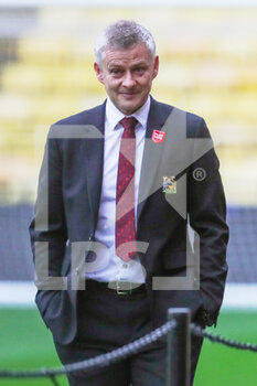 2021-11-21 - Manchester United Manager Ole Gunnar Solskjaer during the English championship Premier League football match between Watford and Manchester United on November 20, 2021 at Vicarage Road in Watford, England - WATFORD VS MANCHESTER UNITED - ENGLISH PREMIER LEAGUE - SOCCER