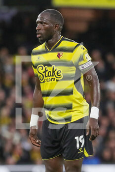 2021-11-21 - Watford Midfielder Moussa Sissoko during the English championship Premier League football match between Watford and Manchester United on November 20, 2021 at Vicarage Road in Watford, England - WATFORD VS MANCHESTER UNITED - ENGLISH PREMIER LEAGUE - SOCCER