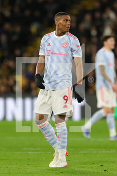 2021-11-21 - Manchester United Forward Anthony Martial during the English championship Premier League football match between Watford and Manchester United on November 20, 2021 at Vicarage Road in Watford, England - WATFORD VS MANCHESTER UNITED - ENGLISH PREMIER LEAGUE - SOCCER