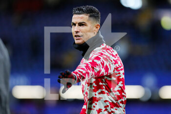 2021-11-29 - Manchester United Forward Cristiano Ronaldo (7) warms up during the English championship Premier League football match between Chelsea and Manchester United on November 28, 2021 at Stamford Bridge in London, England - CHELSEA VS MANCHESTER UNITED - ENGLISH PREMIER LEAGUE - SOCCER