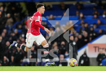 2021-11-29 - Manchester United Midfielder Jadon Sancho during the English championship Premier League football match between Chelsea and Manchester United on November 28, 2021 at Stamford Bridge in London, England - CHELSEA VS MANCHESTER UNITED - ENGLISH PREMIER LEAGUE - SOCCER