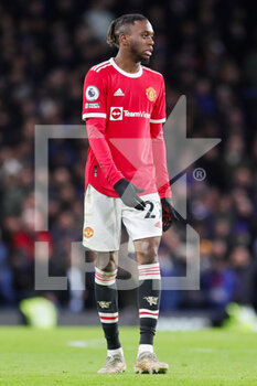 2021-11-29 - Manchester United defender Aaron Wan-Bissaka during the English championship Premier League football match between Chelsea and Manchester United on November 28, 2021 at Stamford Bridge in London, England - CHELSEA VS MANCHESTER UNITED - ENGLISH PREMIER LEAGUE - SOCCER