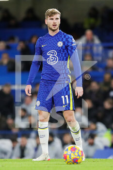 2021-11-29 - Chelsea Forward Timo Werner during the English championship Premier League football match between Chelsea and Manchester United on November 28, 2021 at Stamford Bridge in London, England - CHELSEA VS MANCHESTER UNITED - ENGLISH PREMIER LEAGUE - SOCCER
