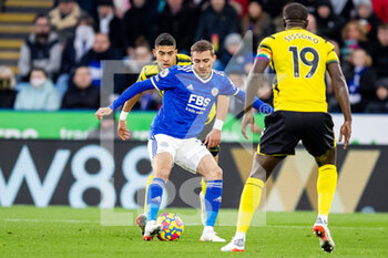 2021-11-28 - Leicester City Defender Timothy Castagne (27) during the English championship Premier League football match between Leicester City and Watford on November 28, 2021 at the King Power Stadium in Leicester, England - LEICESTER CITY VS WATFORD - ENGLISH PREMIER LEAGUE - SOCCER