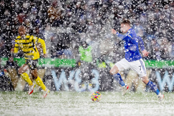 2021-11-28 - Leicester City Midfielder Harvey Barnes during the English championship Premier League football match between Leicester City and Watford on November 28, 2021 at the King Power Stadium in Leicester, England - LEICESTER CITY VS WATFORD - ENGLISH PREMIER LEAGUE - SOCCER