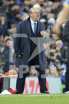 2021-12-01 - Everton Manager Rafa Benitez during the English championship Premier League football match between Everton and Liverpool on December 1, 2021 at Goodison Park in Liverpool, England - EVERTON VS LIVERPOOL - ENGLISH PREMIER LEAGUE - SOCCER