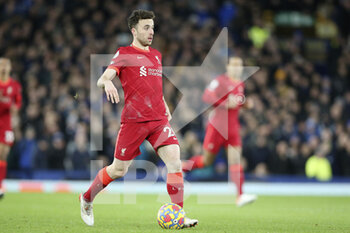 2021-12-01 - Liverpool forward Diogo Jota during the English championship Premier League football match between Everton and Liverpool on December 1, 2021 at Goodison Park in Liverpool, England - EVERTON VS LIVERPOOL - ENGLISH PREMIER LEAGUE - SOCCER