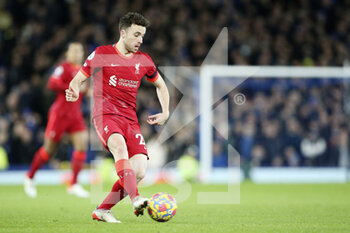 2021-12-01 - Liverpool forward Diogo Jota during the English championship Premier League football match between Everton and Liverpool on December 1, 2021 at Goodison Park in Liverpool, England - EVERTON VS LIVERPOOL - ENGLISH PREMIER LEAGUE - SOCCER