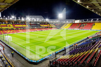 2021-12-01 - General view before the English championship Premier League football match between Watford and Chelsea on December 1, 2021 at Vicarage Road in Watford, England - WATFORD VS CHELSEA - ENGLISH PREMIER LEAGUE - SOCCER