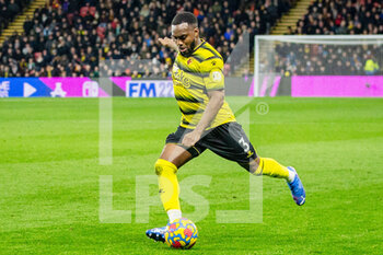 2021-12-01 - Watford defender Danny Rose during the English championship Premier League football match between Watford and Chelsea on December 1, 2021 at Vicarage Road in Watford, England - WATFORD VS CHELSEA - ENGLISH PREMIER LEAGUE - SOCCER