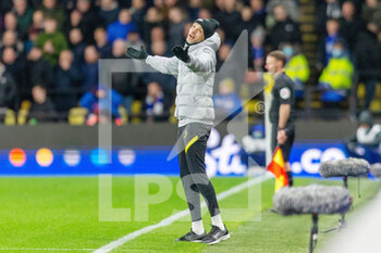 2021-12-01 - Chelsea Head coach Thomas Tuchel during the English championship Premier League football match between Watford and Chelsea on December 1, 2021 at Vicarage Road in Watford, England - WATFORD VS CHELSEA - ENGLISH PREMIER LEAGUE - SOCCER