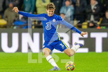 2021-12-01 - Chelsea defender Marcos Alonso during the English championship Premier League football match between Watford and Chelsea on December 1, 2021 at Vicarage Road in Watford, England - WATFORD VS CHELSEA - ENGLISH PREMIER LEAGUE - SOCCER
